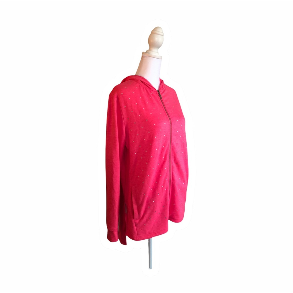 JUICY COUTURE pink hoodie/sweatshirt women size XS